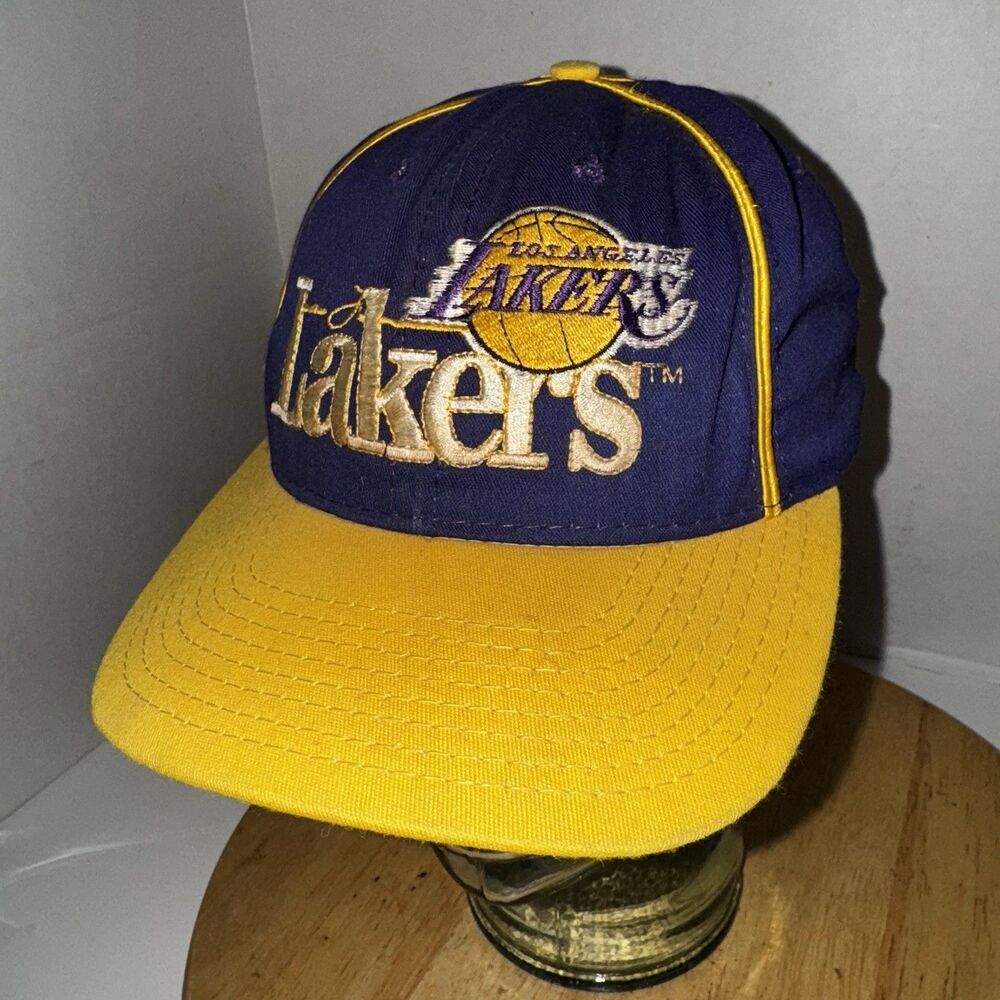 Vintage LA Lakers Snapback Hat The Game USA Made 2723/6000 NBA 90s Los Angeles